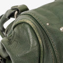 Chloe Paddington Green Leather Satchel Bag