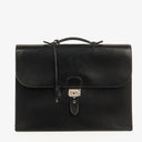 Hermès Sac à Dépêches 41 Black Leather Briefcase