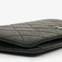 Chanel Black Lambskin Quilted Yen Wallet&nbsp;