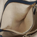 Gucci Navy Patent Leather Soho Top Handle Tote Bag
