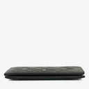 Chanel Black Lambskin Quilted Yen Wallet&nbsp;