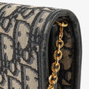 Christian Dior Oblique Nano Blue 30 Montaigne Pouch