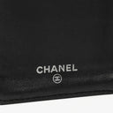 Chanel Black Lambskin Quilted Yen Wallet&nbsp;