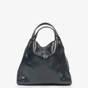 Gucci Navy Patent Leather Soho Top Handle Tote Bag