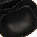Chanel Black Quilted Leather Vanity Case