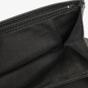 Chanel Black Lambskin Quilted Yen Wallet&nbsp;