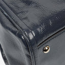 Gucci Navy Patent Leather Soho Top Handle Tote Bag