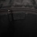 Gucci Jackie Foldover Black Leather Shoulder Bag