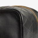 Chanel Black Quilted Leather Vanity Case