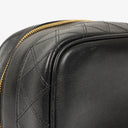 Chanel Black Quilted Leather Vanity Case
