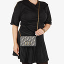 Christian Dior Oblique Nano Blue 30 Montaigne Pouch
