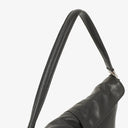 Gucci Jackie Foldover Black Leather Shoulder Bag
