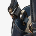 Gucci Navy Patent Leather Soho Top Handle Tote Bag