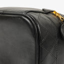 Chanel Black Quilted Leather Vanity Case