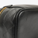 Chanel Black Quilted Leather Vanity Case