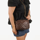 Chanel Camera Tassel Brown Leather Crossbody Bag