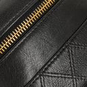 Chanel Black Quilted Leather Vanity Case