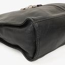 Gucci Jackie Foldover Black Leather Shoulder Bag