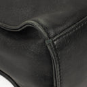 Gucci Jackie Foldover Black Leather Shoulder Bag