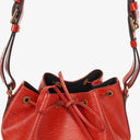 Louis Vuitton Petit Noe Red EPI Leather Shoulder Bag