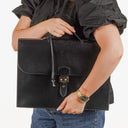 Hermès Sac à Dépêches 41 Black Leather Briefcase
