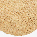 Balenciaga Woven Natural/Black Raffia Panier Tote Bag