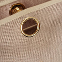 Hermes Herbag Brown PM Vache Hunter Toile 2 Way Bag