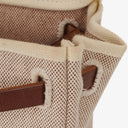 Hermes Herbag Brown PM Vache Hunter Toile 2 Way Bag