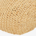Balenciaga Woven Natural/Black Raffia Panier Tote Bag