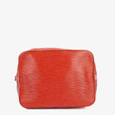 Louis Vuitton Petit Noe Red EPI Leather Shoulder Bag