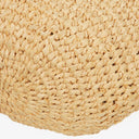 Balenciaga Woven Natural/Black Raffia Panier Tote Bag