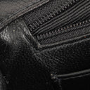 Chanel Kelly Top Handle Caviar Black Quilted Leather Bag