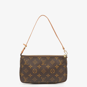 Louis Vuitton Pochette Accessoires Monogram Canvas Clutch Handbag