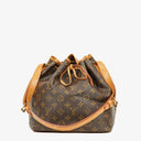 Louis Vuitton Petit Noe Monogram Canvas Shoulder Bag