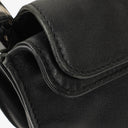 Gucci Jackie Foldover Black Leather Shoulder Bag