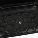 Chanel Black Leather Wallet on Chain WOC&nbsp;