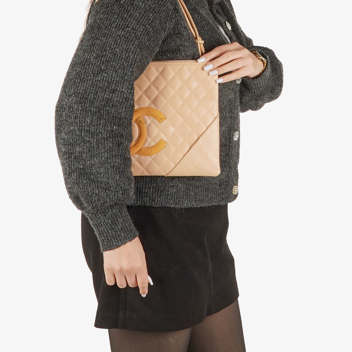 Chanel Cambon Ligne Leather Bag