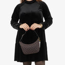 Gucci Brown GG Monogram Shoulder Bag