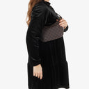 Gucci Brown GG Monogram Shoulder Bag