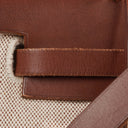 Hermes Herbag Brown PM Vache Hunter Toile 2 Way Bag