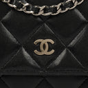 Chanel Black Leather Wallet on Chain WOC&nbsp;