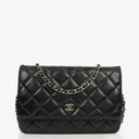 Chanel Black Leather Wallet on Chain WOC&nbsp;
