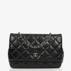 Chanel Black Leather Wallet on Chain WOC&nbsp;