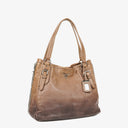 Bolso tote Prada Ombre de cuero con cremalleras&nbsp;