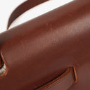 Hermes Herbag Brown PM Vache Hunter Toile 2 Way Bag