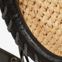 Balenciaga Woven Natural/Black Raffia Panier Tote Bag