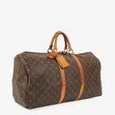 Louis Vuitton Keepall 55 Monogram Canvas Travel Bag