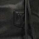 Sac seau à cordon Céline en cuir noir