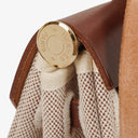 Hermes Herbag Brown PM Vache Hunter Toile 2 Way Bag