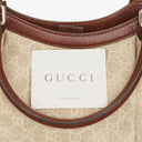 Gucci Beige/Brown Diamante Canvas Sukey Shoulder Hobo Bag